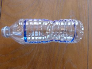 bottle with traced hole