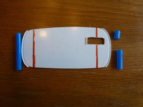 toy car with straws