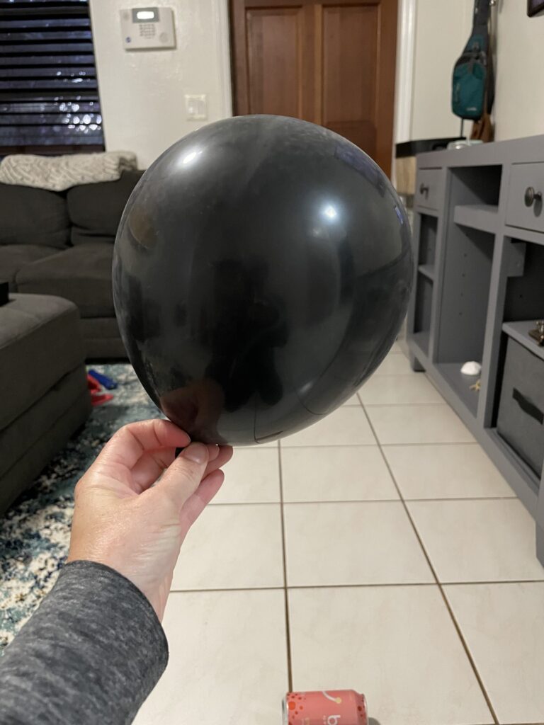 balloon blown up