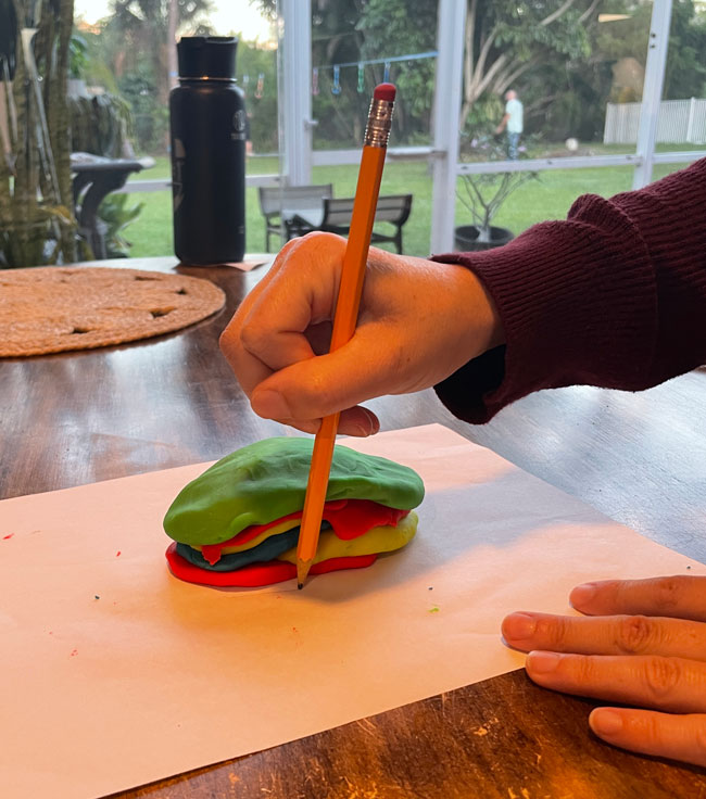 Play-Doh Core Sample - Clearway Science experment_03