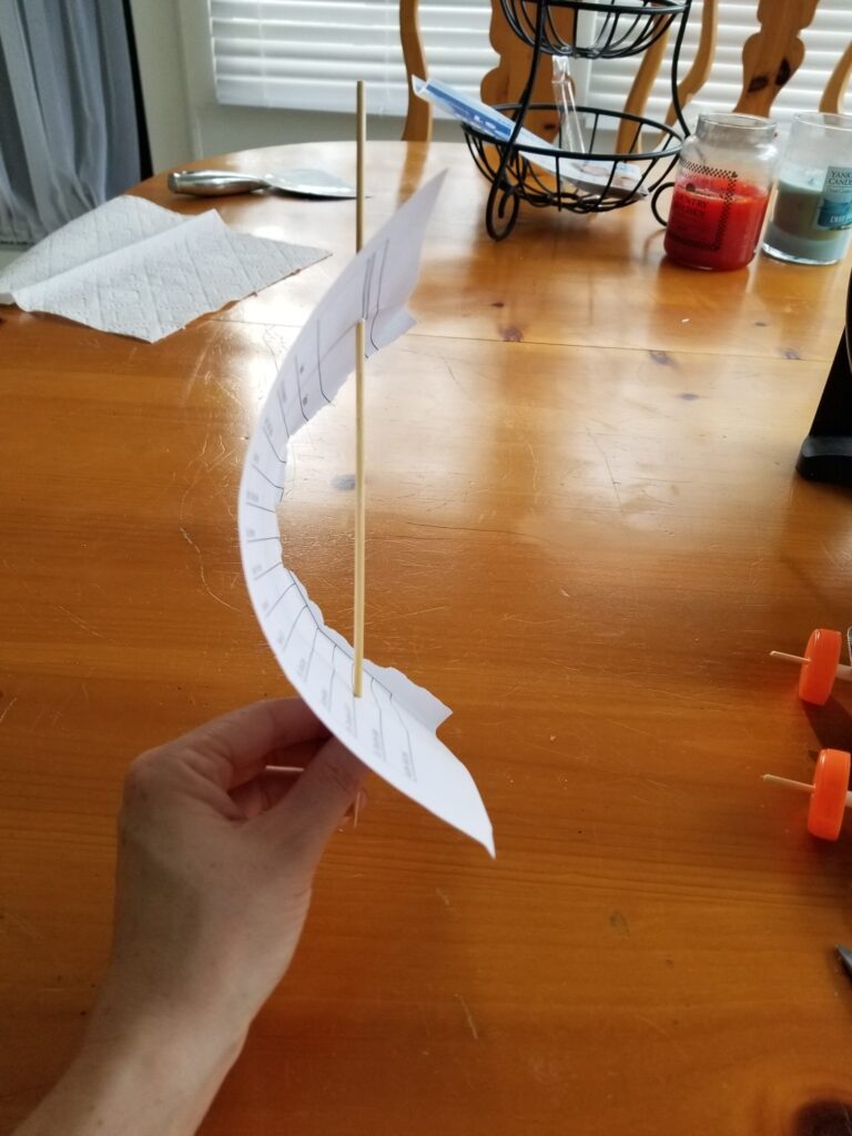 create a paper sail